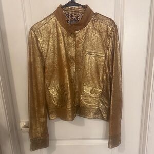 Shimmering Gold Women's Blazer